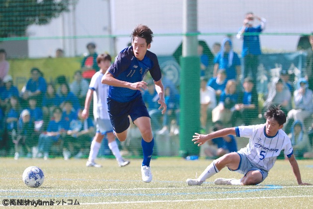 2ゴールでチームの勝利に貢献した横浜創英FW島崎廉 目標は「先輩たちと