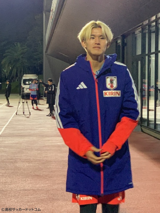 代表初選出の長身FW後藤啓介 「日本をもうひとつ先に連れていける存在
