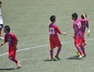 試合後、喜ぶ国士舘イレブン
