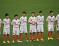 試合前の國學院久我山イレブン