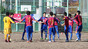 試合に挑む都立足立