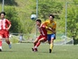盛岡商主将DF宮野隼は体を張って仙台ユースの攻撃を食い止め、守備の要として活躍した
