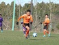 八戸学院野辺地西FW金津力輝(2年)は高いキープ力で相手の脅威となり、セットプレーからゴールを決めた