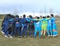 プリンスリーグ東北参入を喜ぶ秋田U-18の選手たち