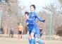 試合を決定づける2点目を挙げた明桜FW藤山成弥(2年)