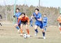 明桜FW臼田成那(1年)は積極的な仕掛けで先制ゴールをアシスト
