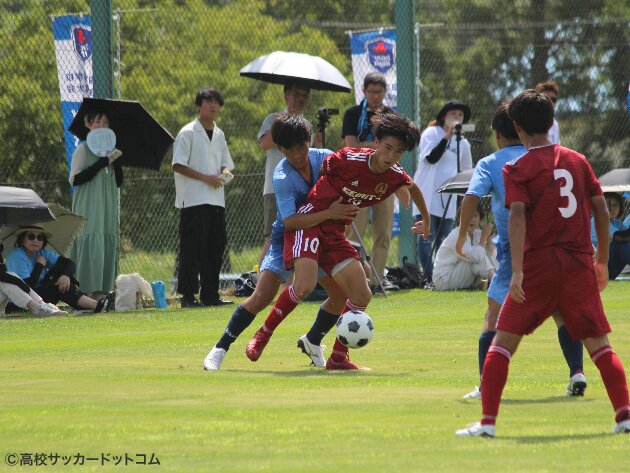 令和5年度全国高校サッカーインターハイ（総体） 1回戦 近江 vs 成立 