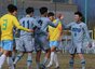 4点目のゴールを喜ぶ聖和学園の選手たち