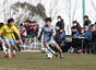聖和学園MF平川陽斗(2年)は中盤からゴール前へと抜け出しMF佐々木翼(2年)からパスを受けゴールを決めた