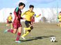 仙台育英キャプテンDF渡辺留唯(2年)は粘り強い守備対応を見せた