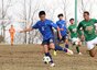 盛岡大附MF榎田光颯揮(2年)は献身的な上下動を見せ、ドリブル突破から決定機もつくった