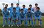 試合に臨む城西国際大イレブン